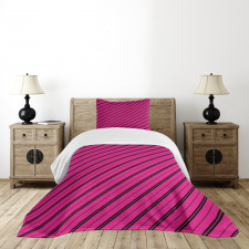 Diagonal Lines Modern Bedspread Set