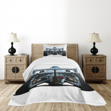 Super Fast Vehicle Back Bedspread Set