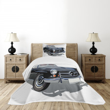 Classical Retro Vehicle Bedspread Set