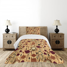 Breakfast Brunch Time Bedspread Set