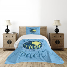 Astronomy Space Map Bedspread Set