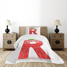 Food Elements Capital Bedspread Set