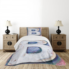 Printing Old B Bedspread Set