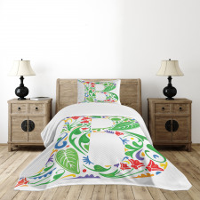 Capital B Spring Herbs Bedspread Set