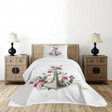 Romantic Marine Bedspread Set