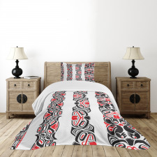 Haida Motifs Style Bedspread Set