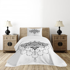 Lotus Flower Culture Bedspread Set