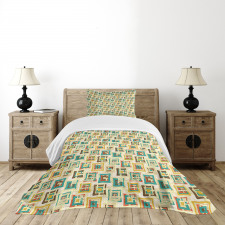 Surreal Puzzle Shape Bedspread Set