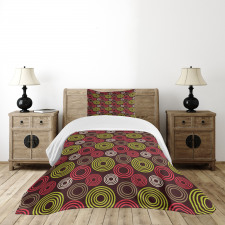 Funky Vortex Lines Bedspread Set