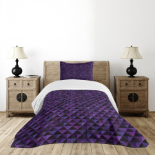 Squares and Triangles Bedspread Set