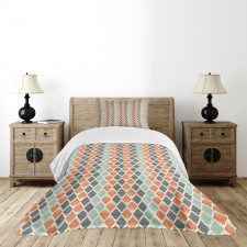 Rhombs with Lines Bedspread Set