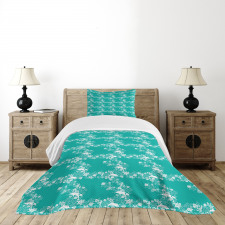 Dolphins with Starfishes Bedspread Set