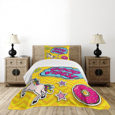 Unicorn Donut Fun Bedspread Set