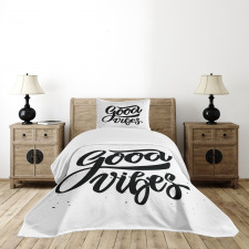 Modern Hand Drawn Bedspread Set