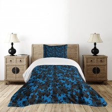 Dark Tones Hiding Bedspread Set