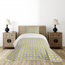 Vintage Abstract Rhombus Bedspread Set