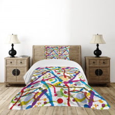 Colorful Splash Bedspread Set