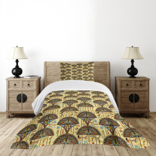 Folkloric Ornaments Bedspread Set