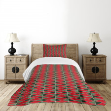 Christmas Shapes Bedspread Set