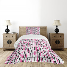 Wavy Lines Funky Bedspread Set