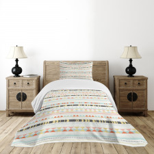 Soft Tribal Arrows Bedspread Set