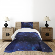 Abstract Stars and Nebula Bedspread Set