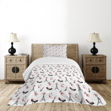 Shoes Lipstick Perfume Bedspread Set