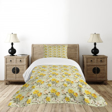 Narcissus Wildflowers Bedspread Set
