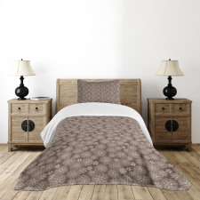 Floral Lace Pattern Retro Bedspread Set