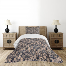 Nature Inspired Feminine Bedspread Set