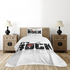 Let's Rock Grunge Fun Bedspread Set