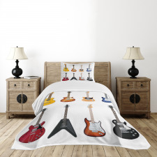String Instruments Jazz Bedspread Set