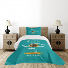 Musical Freedom Bird Bedspread Set