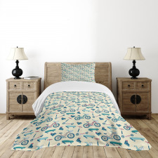 Wheeled Activity Design Bedspread Set