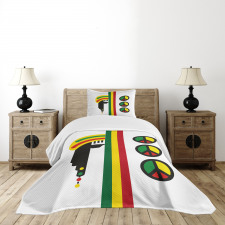 Minimalist Rastaman Bedspread Set