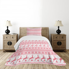 Winter Time Reindeers Bedspread Set