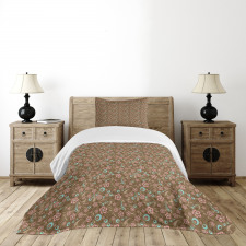 Swirls Circles Bedspread Set