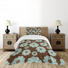 Retro Flora Bedspread Set