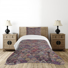 Retro Ornate Mandala Bedspread Set