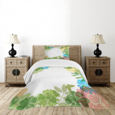 Nature Foliage Bedspread Set