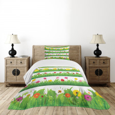 Nature Scenes Spring Bedspread Set