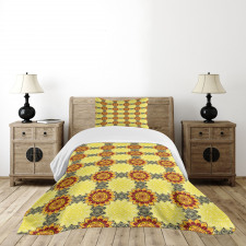 Vibrant Yellow Bedspread Set
