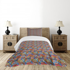 Abstract Motifs Bedspread Set