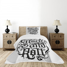 Vintage Rock 'n' Roll Bedspread Set