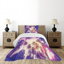 Tropic Island Sunset Bedspread Set