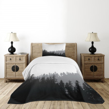 Abstract Wild Spruces Bedspread Set