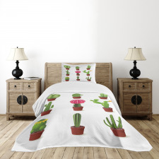 Plant Variety Cartoon Bedspread Set