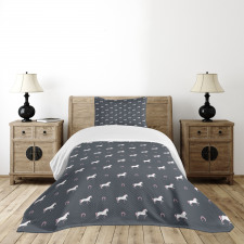 Wild Mustang Pattern Bedspread Set