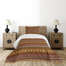 Diamond Zigzag Triangle Bedspread Set