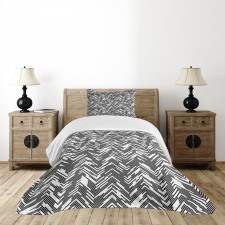 Chaotic Chevron Bedspread Set